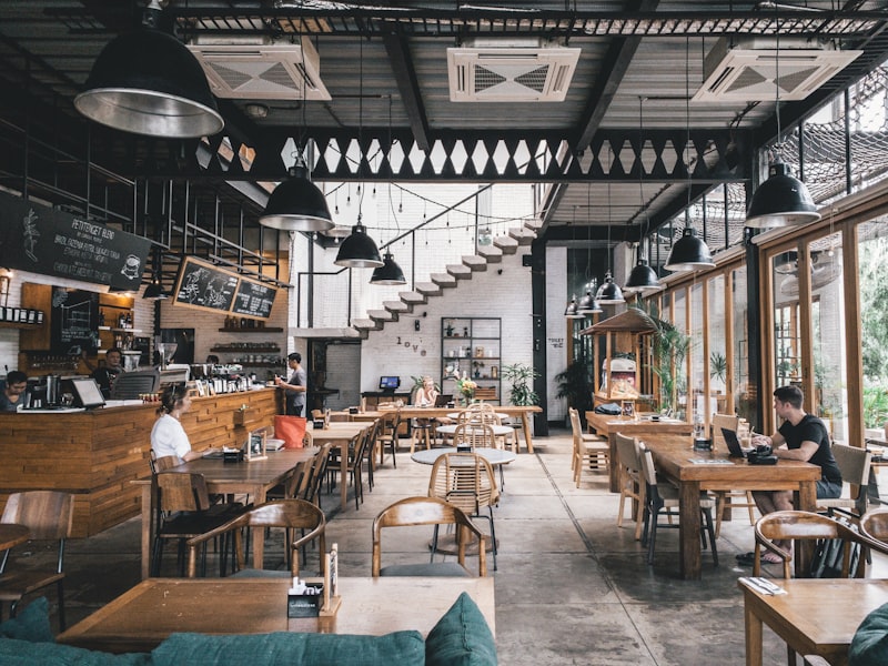 Inside the pizzeria